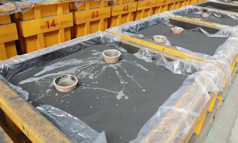 Peças acabadas de ferro fundido embaladas para exportação – entrega global dentro do prazo da fábrica de Wuxi